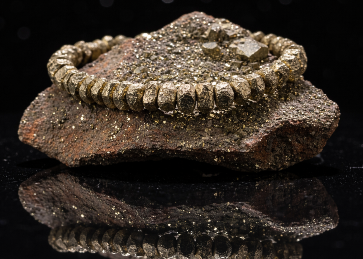 Pyrite Bracelet:  One of the Most Popular Wealth Crystal Bracelets in 2026