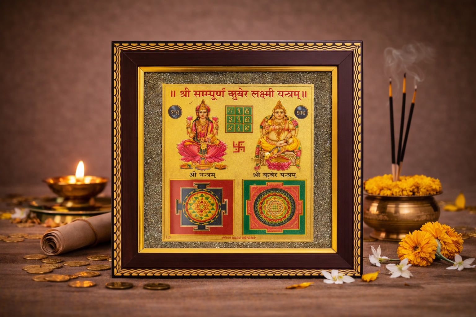 The Govind :- Laxmi Kuber Yantra  Frame 