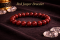 The Govind: Red Jesper Bracelet