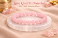 The Govind: Rose Quartz with Salenite Plate
