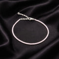 The Govind: Rose Quartz Anklet