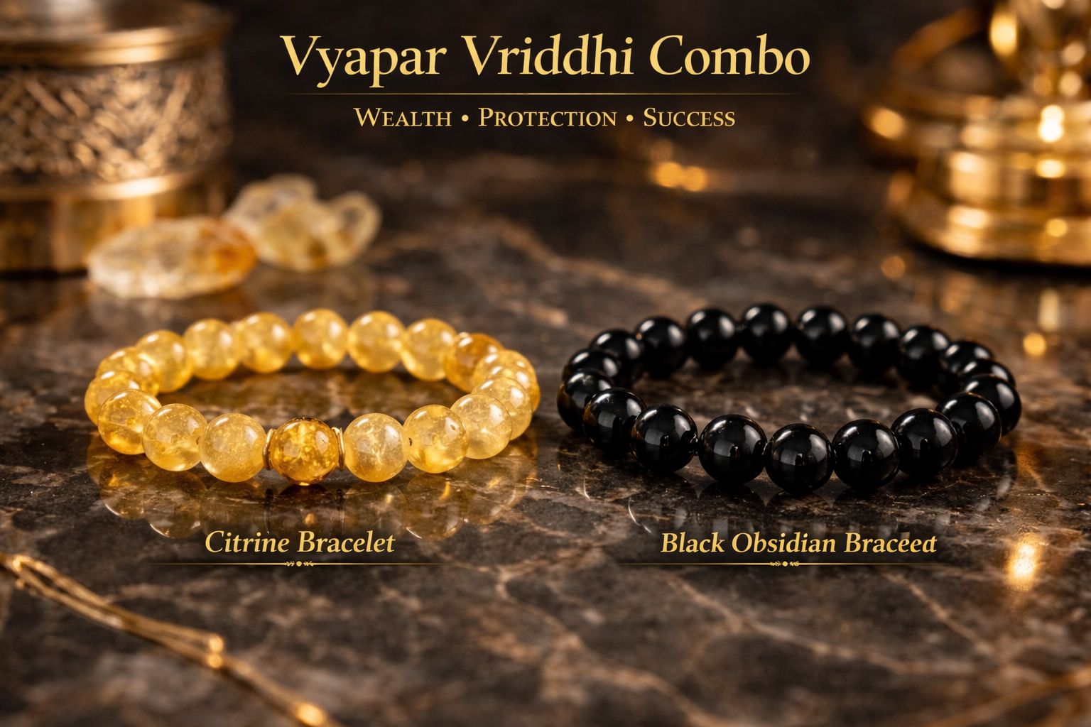 The Govind :Vyapar Vridhi Combo Bracelet