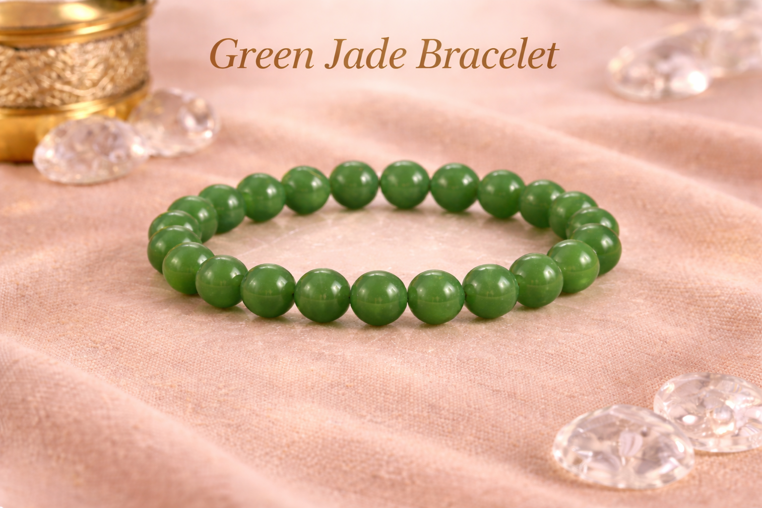 The govind: Green Jade Bracelet