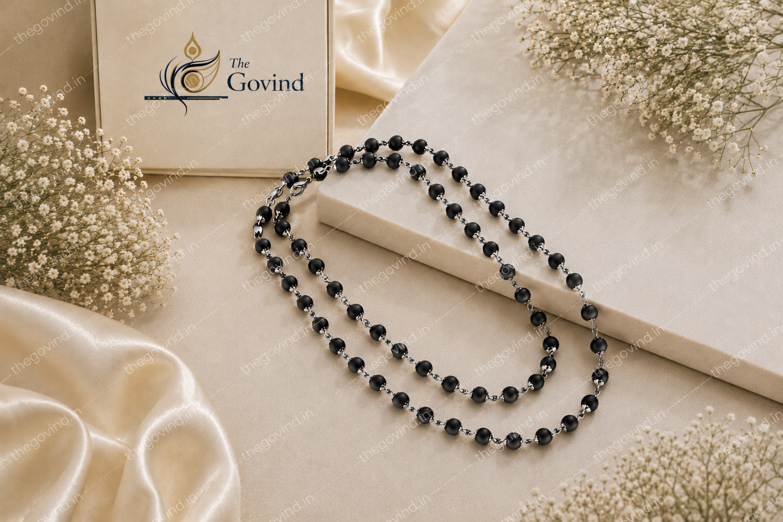 The Govind: Karungali Mala silver 